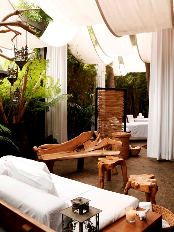 Image of Massage Garden at The Hollywood Roosevelt, in Los Angeles, California , opened in 1927 and a member of Historic Hotels of America since 2016.